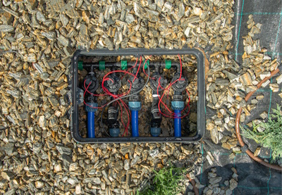 Underground automated solenoid valves