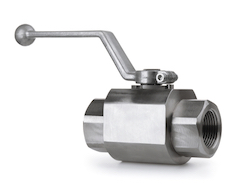 High-pressure ball valve.