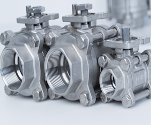 Ball valves with different orifice sizes