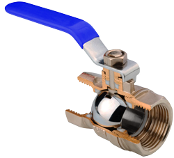 Figure 1: A sectional view of a ball valve