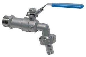 Ball valve faucet for water