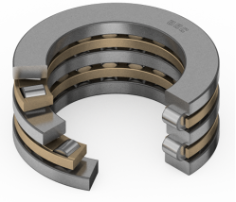 Butée à rouleaux cylindriques à double sens