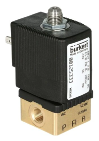 Burkert 3/2 way plunger solenoid valve (Type 6014)