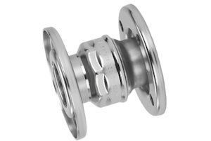 A check valve with flange connection type