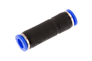 A check valve with push-in connection type