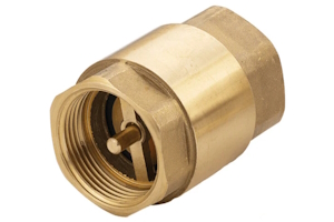 A check valve with threaded connection type
