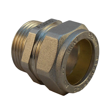 Brass compression fitting