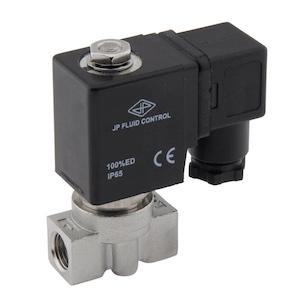 Direct acting solenoid valve