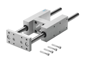 A Festo FENG pneumatic cylinder guide unit