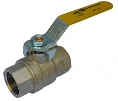 Ball valve rated for gas applications