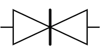 Gate valve symbol