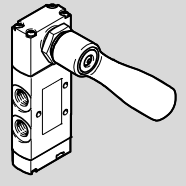 Festo VHEF hand lever valve