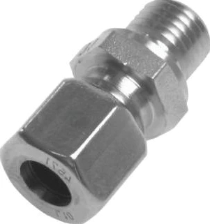 A stainless steel cutting ring fitting