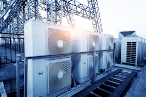 Los sistemas de HVAC industrial suelen ser grandes y requieren mucho espacio.