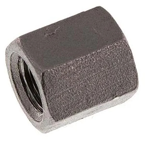 A stainless steel irrigation end cap fitting
