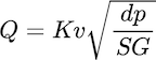 Kv-value-formula