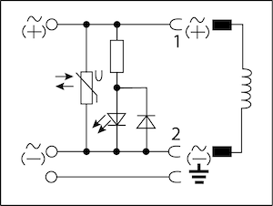 LED and Varistor Wiring Diagram