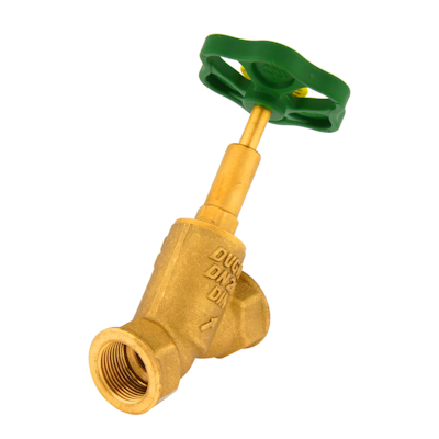 Manual brass angle seat valve