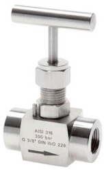 Figure 1: Stainless steel needle valve