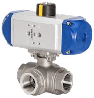 Pneumatic ball valves