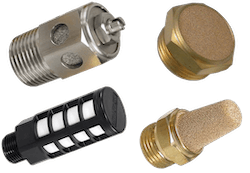 Pneumatic Muffler BE-TOOL 1/2 BSP Noise Filter Brass Male Thread Air Flow Speed Controller for Air Cylinders 5Pcs etc Solenoid Valve 