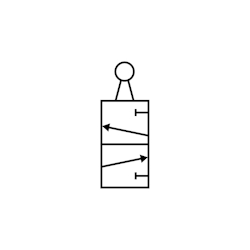 Limit switch valve symbol