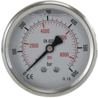 Pressure gauge clearance glycerine