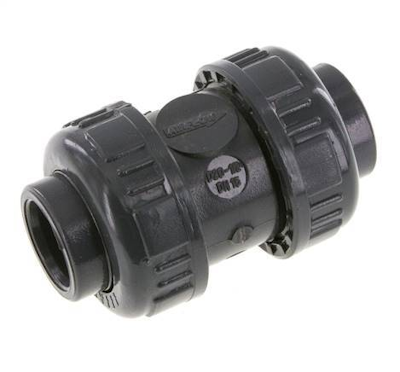 PVC check valve for plumbing