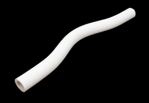 Bent PVC pipe