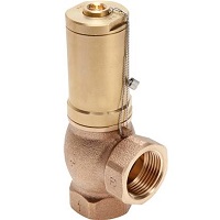 Pressure safety valve (left) and pressure relief valve (right)