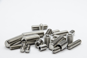 Set screws offer strong connections without nuts.
