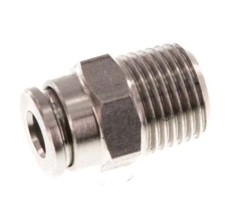 A stainless steel push-in fitting