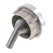 Storz coupling with elbow rotatable hose pillar