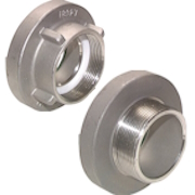 Storz couplings with female and male threads