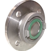 Storz coupling with flange connection