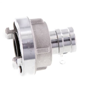 Storz coupling with hose pillar
