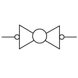 symbole de valve-connexion-filetée
