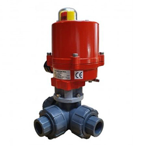 3-way PVC ball valve from the BL3PA-AG series